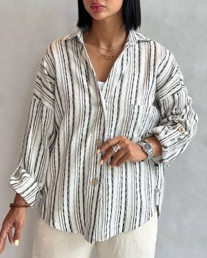 شومیز Echo stripes